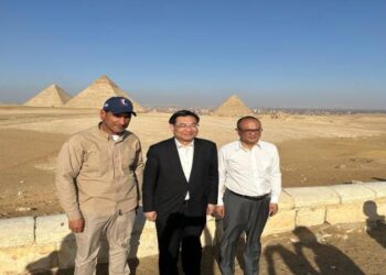 Le ministre chinois du Tourisme aux Pyramides