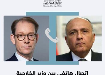 Choucri reçoit un appel téléphonique de son homologue suédois