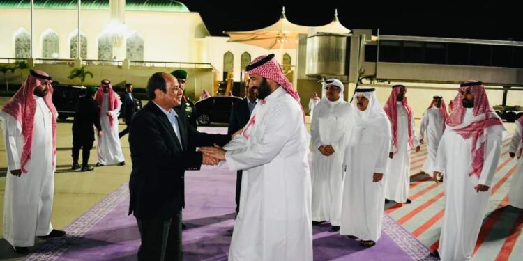 Al-Sissi s'entretient avec le prince héritier saoudien de la conjoncture régionale et internationale 1 - Le Progrès Egyptien