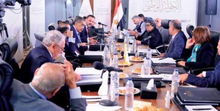 Rencontre fructueuse avec des symboles  politiques au dialogue national  1 - Le Progrès Egyptien