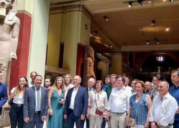 Le ministre portugais de la Santé au Musée Egyptien de Tahrir