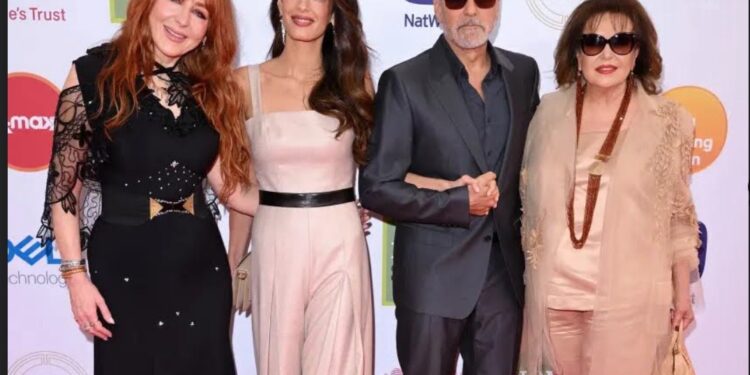 A Londres, Amal et George Clooney inséparables sur le tapis rouge 1 - Le Progrès Egyptien