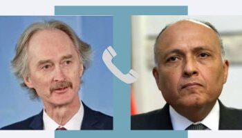 Choucri discute avec l’envoyé de l’ONU des moyens de régler la crise syrienne