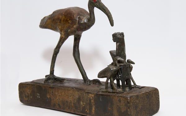 Statuette de Thot faisant face à Maat 1 - Le Progrès Egyptien