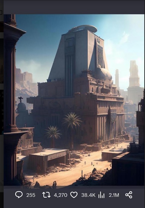 #L’Egypte antique vue par l’#IA 19 - Le Progrès Egyptien