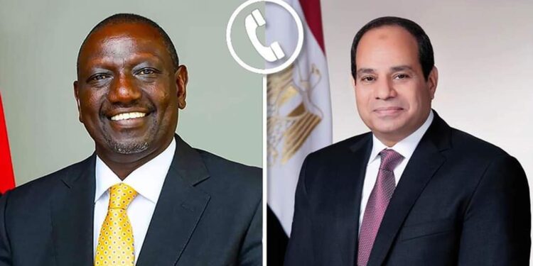 Al-Sissi reçoit un appel téléphonique du président kenyan 2 - Le Progrès Egyptien Al-Sissi reçoit un appel téléphonique du président kenyan 1 - Le Progrès Egyptien