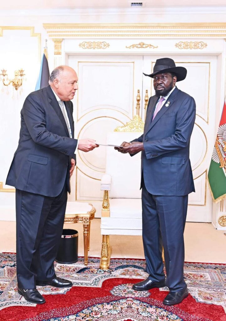 Choucri s'entretient avec le Président Kiir 4 - Le Progrès Egyptien Choucri s'entretient avec le Président Kiir 3 - Le Progrès Egyptien