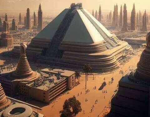 #L’Egypte antique vue par l’#IA 1 - Le Progrès Egyptien