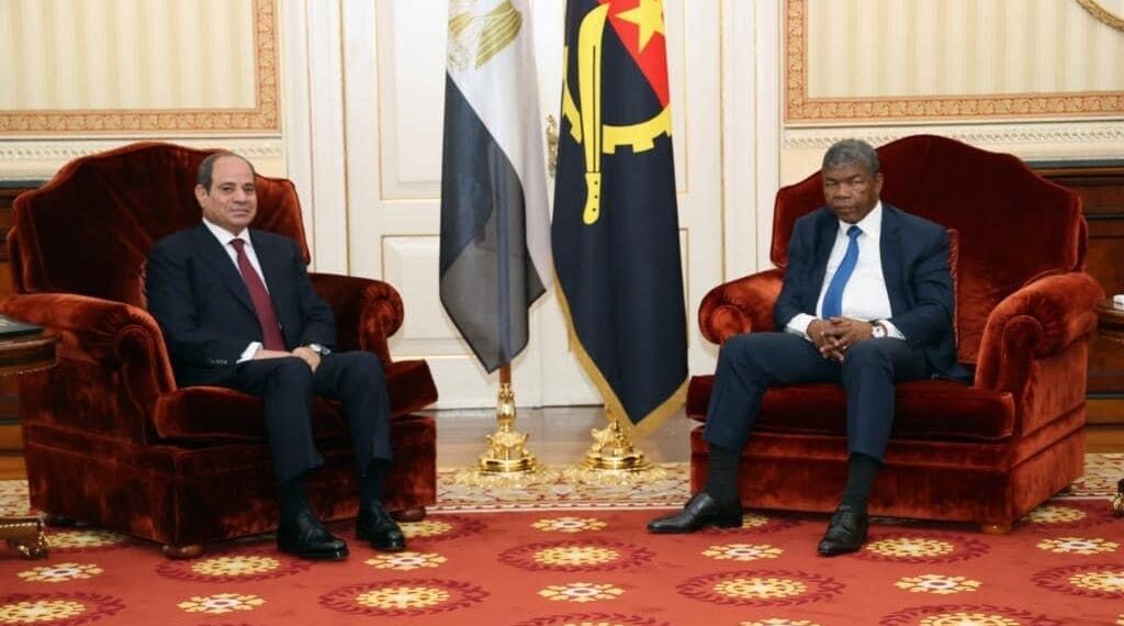 Pourparlers du Président Al-Sissi avec son homologue angolais 1 - Le Progrès Egyptien