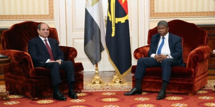 Pourparlers du Président Al-Sissi avec son homologue angolais 1 - Le Progrès Egyptien