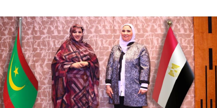 Al-Qabbaj s'entretient avec la ministre mauritanienne de l'action sociale 1 - Le Progrès Egyptien