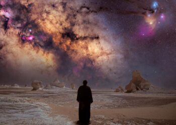 Le désert blanc, choisi comme image astronomique par la Nasa