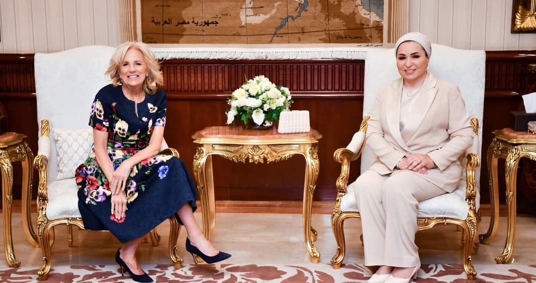 L'épouse du président souhaite la bienvenue en Egypte de la première dame des USA 2 - Le Progrès Egyptien L'épouse du président souhaite la bienvenue en Egypte de la première dame des USA 1 - Le Progrès Egyptien