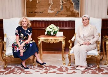 Al-Sissi et son épouse reçoivent Jill Biden (Photos)