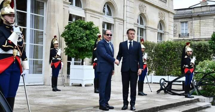 Macron reçoit le président Al-Sissi à l'Elysée 1 - Le Progrès Egyptien