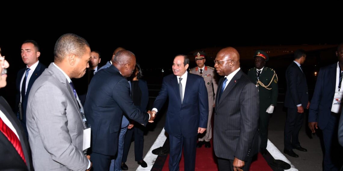Le président Al-Sissi quitte la capitale angolaise, Luanda 2 - Le Progrès Egyptien Le président Al-Sissi quitte la capitale angolaise, Luanda 1 - Le Progrès Egyptien