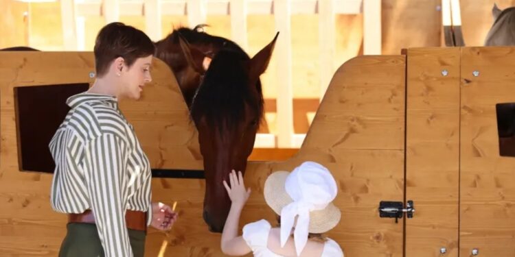 La princesse Gabriella amie des chevaux 2 - Le Progrès Egyptien La princesse Gabriella amie des chevaux 1 - Le Progrès Egyptien