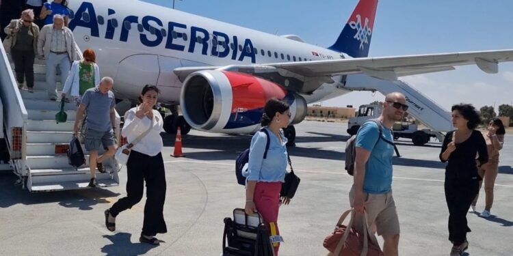 L’aéroport international de Marsa Matrouh reçoit les premiers vols d'Air Serbia 2 - Le Progrès Egyptien L’aéroport international de Marsa Matrouh reçoit les premiers vols d'Air Serbia 1 - Le Progrès Egyptien