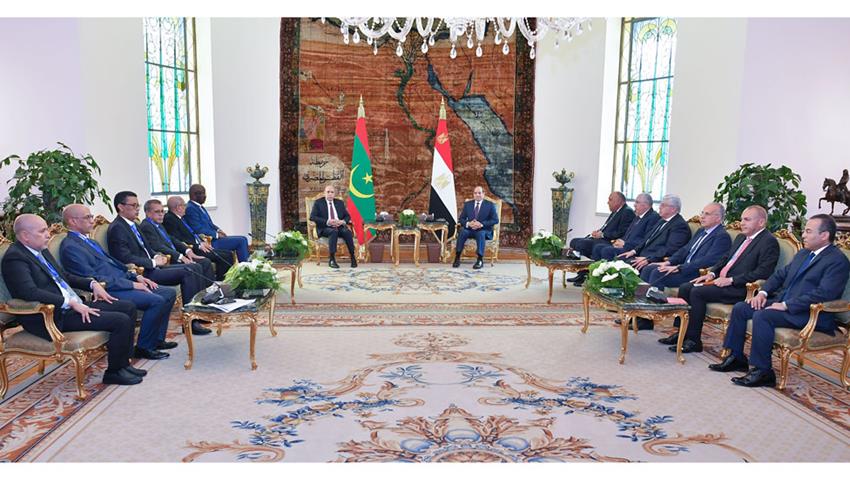 Le Président Al-Sissi reçoit son homologue mauritanien 22 - Le Progrès Egyptien Le Président Al-Sissi reçoit son homologue mauritanien 21 - Le Progrès Egyptien