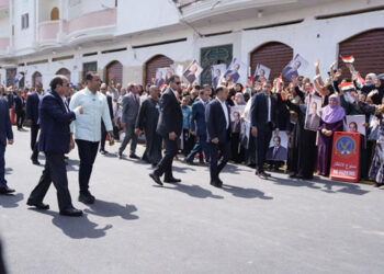Béheira : Accueil chaleureux au Président Al-Sissi