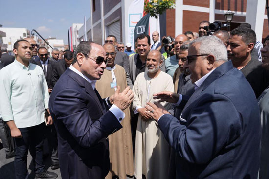 Le Président Al-Sissi accueille les jeunes d'Une Vie Décente et l'Alliance nationale de l'action civile pour le développement 5 - Le Progrès Egyptien