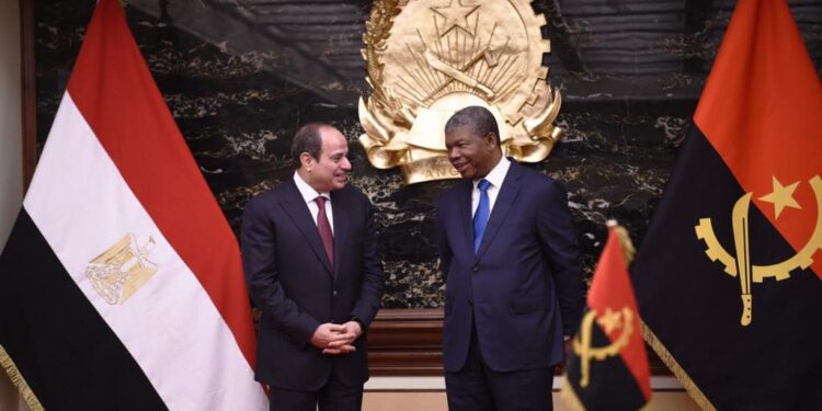 Pourparlers du Président Al-Sissi avec son homologue angolais 1 - Le Progrès Egyptien