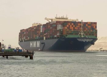 La navigation au Canal de Suez n’a pas été affectée par le mauvais temps