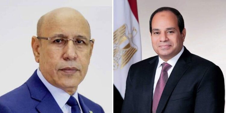 Al-Sissi reçoit son homologue mauritanien 1 - Le Progrès Egyptien