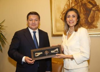 La ministre de la culture et son homologue kazakh examinent la coopération bilatérale 2 - Le Progrès Egyptien