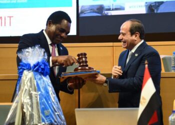 Al-Sissi prend une photo-souvenir avec les dirigeants des pays du COMESA
