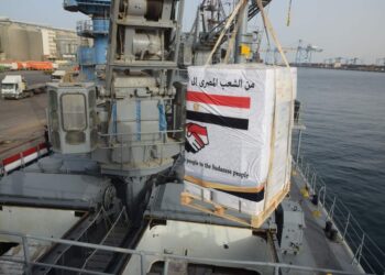 L’Egypte envoie des centaines de tonnes de vivres au Soudan par mer