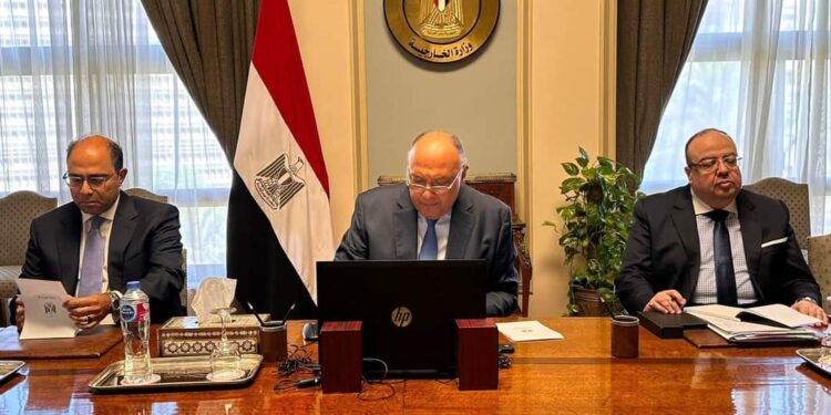 Choucri participe à la conférence de haut niveau pour soutenir une réponse humanitaire au Soudan et à la région 1 - Le Progrès Egyptien