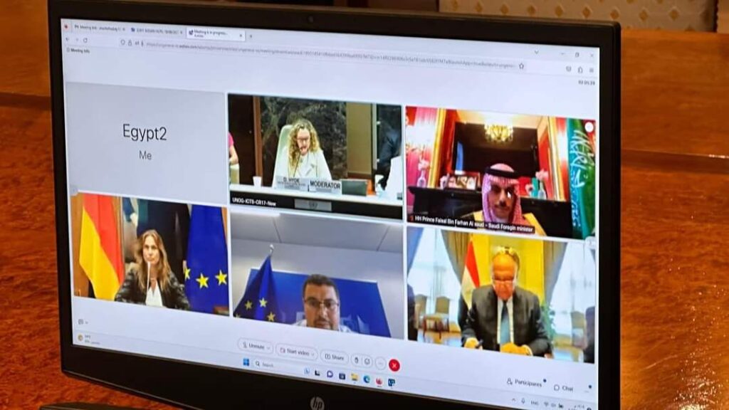 Choucri participe à la conférence de haut niveau pour soutenir une réponse humanitaire au Soudan et à la région 3 - Le Progrès Egyptien