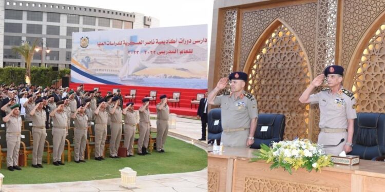 Le ministre de la Défense assiste à la remise des diplômes à de nouvelles promotions 1 - Le Progrès Egyptien