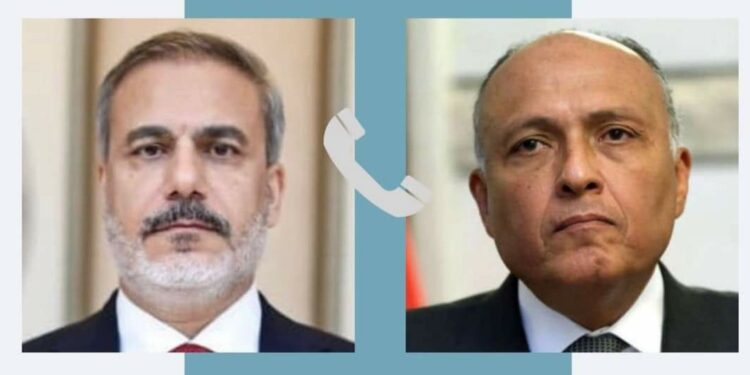 Choucri félicite son homologue turc 1 - Le Progrès Egyptien