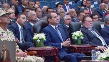 Al-Sissi à l’inauguration du terminal polyvalent “Tahya Misr” au port d’Alexandrie