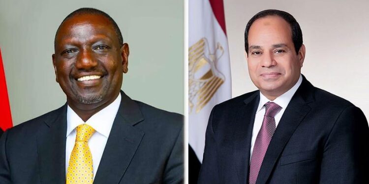 Le Président rencontre son homologue kenyan 2 - Le Progrès Egyptien Le Président rencontre son homologue kenyan 1 - Le Progrès Egyptien