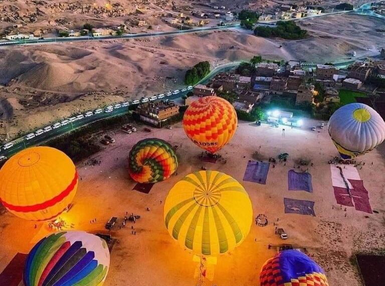 La ville de Louxor garnie de montgolfières 1 - Le Progrès Egyptien