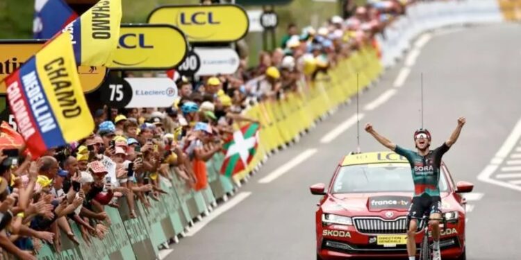Tour de France : Jai Hindley fait coup double à Laruns 2 - Le Progrès Egyptien Tour de France : Jai Hindley fait coup double à Laruns 1 - Le Progrès Egyptien