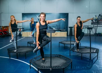 Sauts sur trampolines