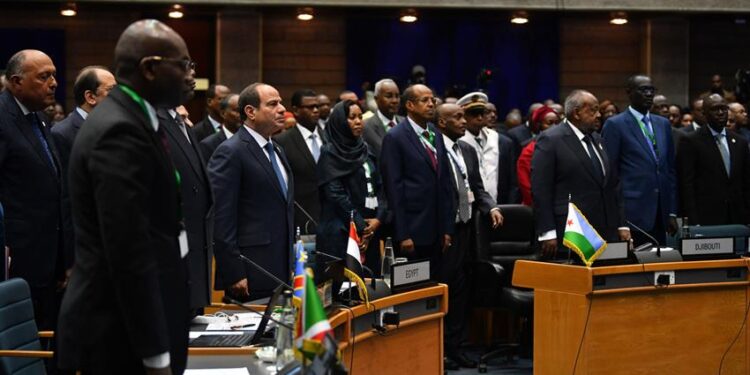 Début de la réunion de coordination semestrielle de l'UA avec la participation du président Al-Sissi 2 - Le Progrès Egyptien Début de la réunion de coordination semestrielle de l'UA avec la participation du président Al-Sissi 1 - Le Progrès Egyptien