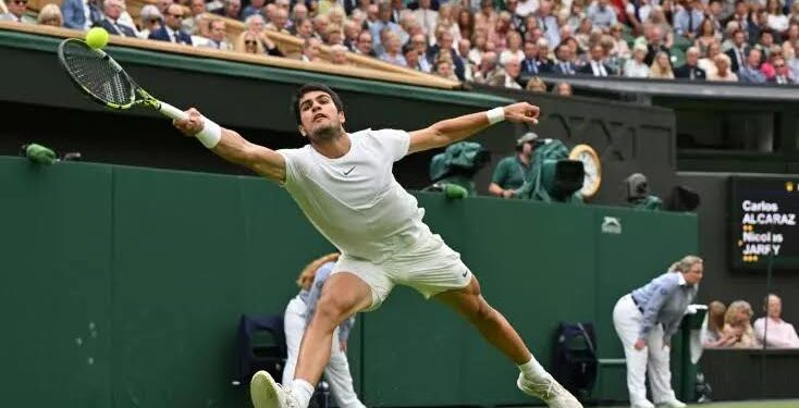Wimbledon : Alcaraz peu convaincant se qualifie 1 - Le Progrès Egyptien