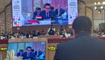 Abdel Ghaffar participe à la réunion des ministres de la Santé du G20 en Inde