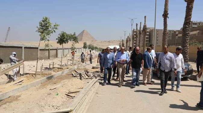 Inspection des travaux de développement des environs du GME 1 - Le Progrès Egyptien