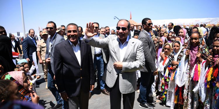 Le Président Al-Sissi arrive à Salloum 1 - Le Progrès Egyptien