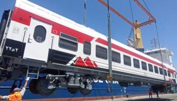  15 wagons climatisés de 3è classe au port d’Alexandrie
