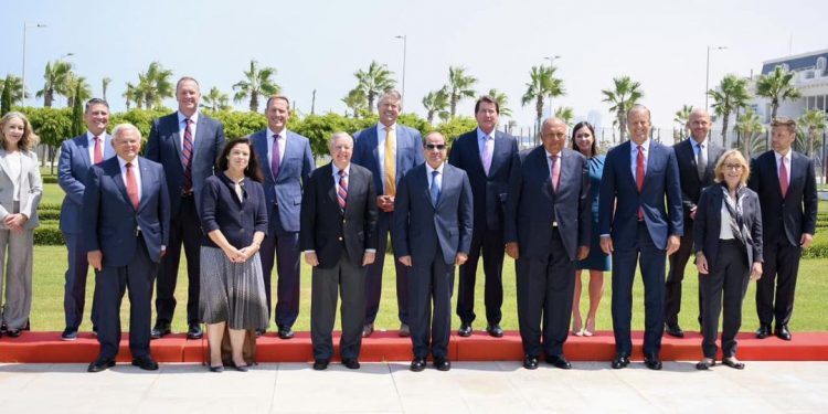 Al-Sissi rencontre une délégation élargie du Congrès américain 1 - Le Progrès Egyptien