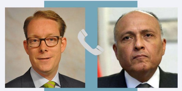 Entretien téléphonique entre Choucri et son homologue suédois 1 - Le Progrès Egyptien