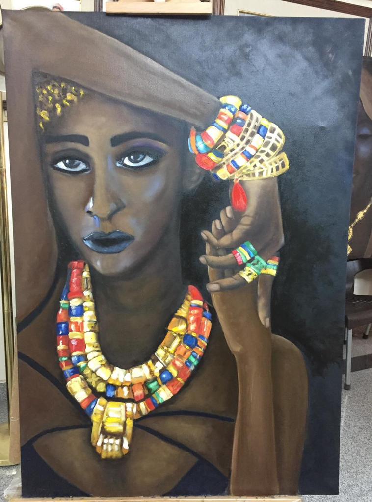Mahitab Orabi oublie les chiffres en dessinant les sentiments 4 - Le Progrès Egyptien Mahitab Orabi oublie les chiffres en dessinant les sentiments 3 - Le Progrès Egyptien