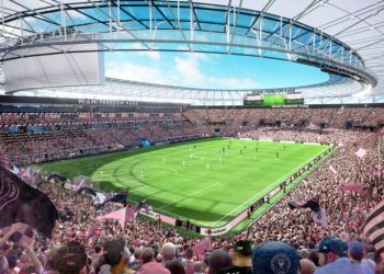 Messi et son terrain de jeu, le futur stade de l’Inter Miami